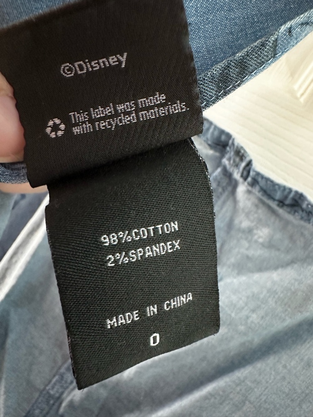 Torrid Disney Blue Denim Mickey & Friends Overall Romper - Picture 7 of 7